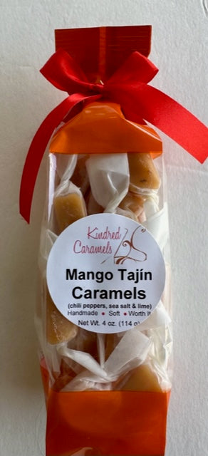 Mango Tajin Caramels, 4oz Bag