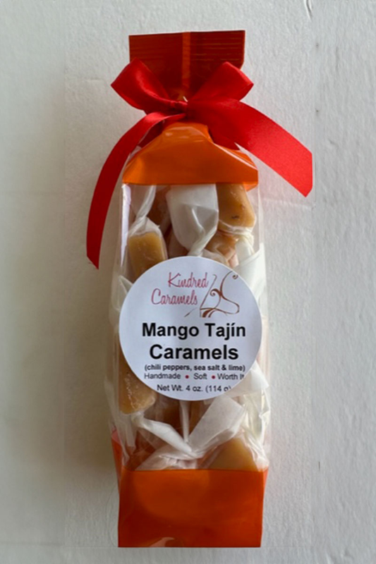 Mango Tajin Caramels, 4oz Bag