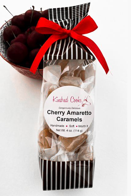 Cherry Amaretto Caramels