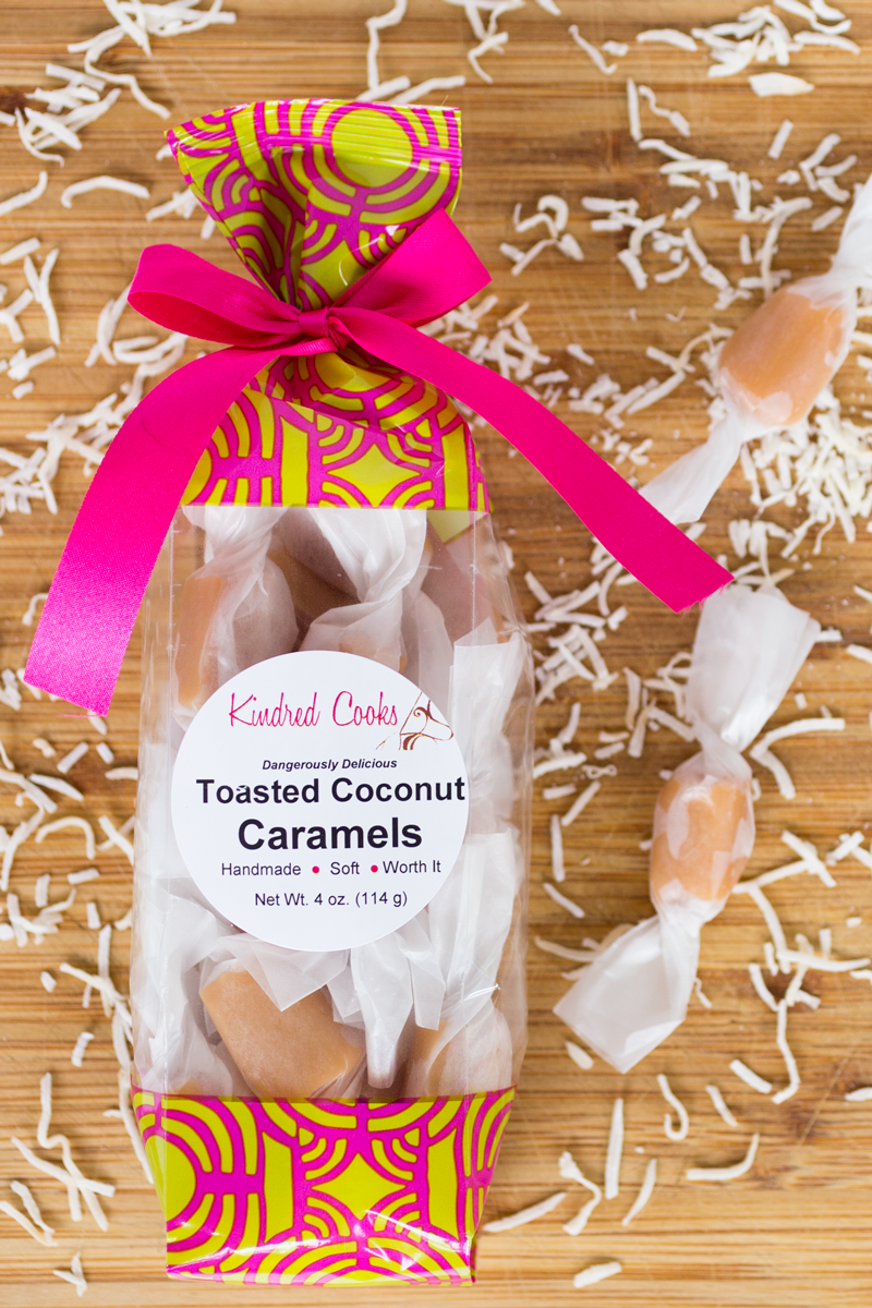 Toasted Coconut Caramels
